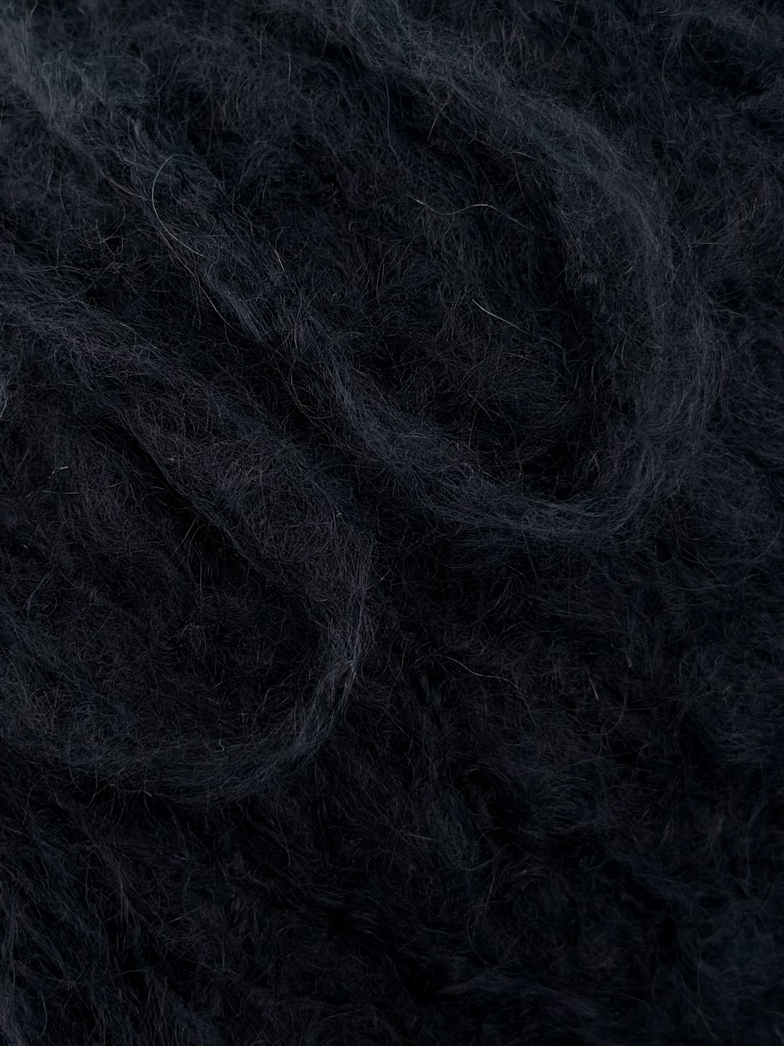 Big Mohair col. Nachtblau – 50% Mohair 24% Merinowolle 18% Alpaka – ca. 150 m / 100 g | Zimpfer Wolle Selezione